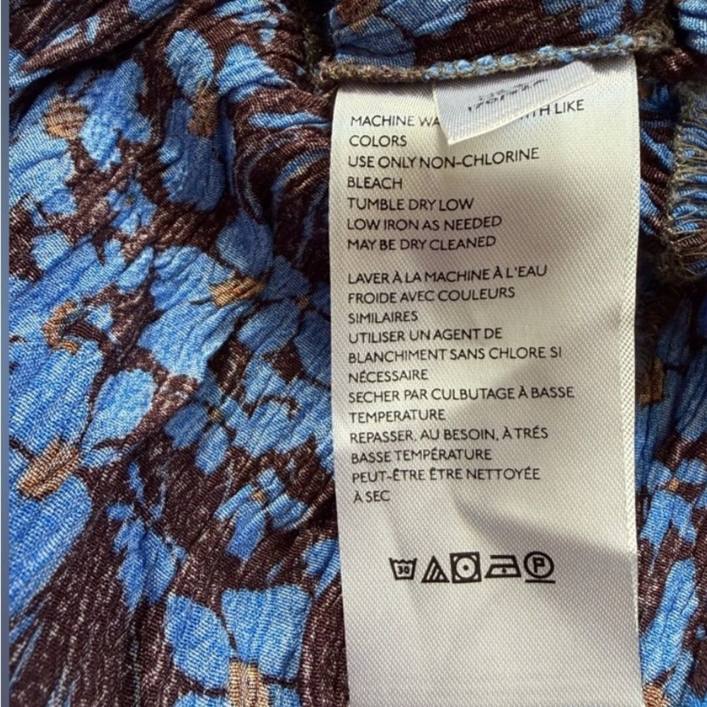 Free People Hailee Blue Floral Jumpsuit Size Small - Picture 8 of 10